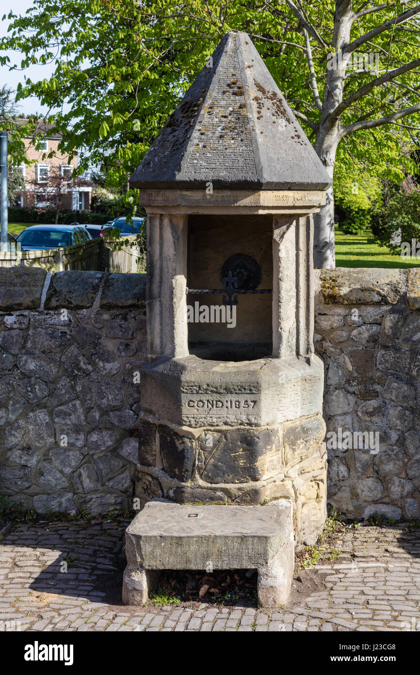 An attractive drinking fountain installed in Tonbridge in 1857, for