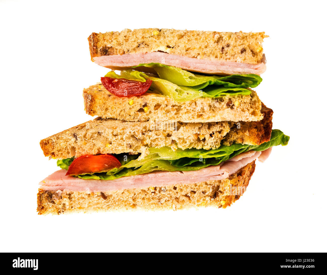 Ham sandwich white bread hires stock photography and images Alamy