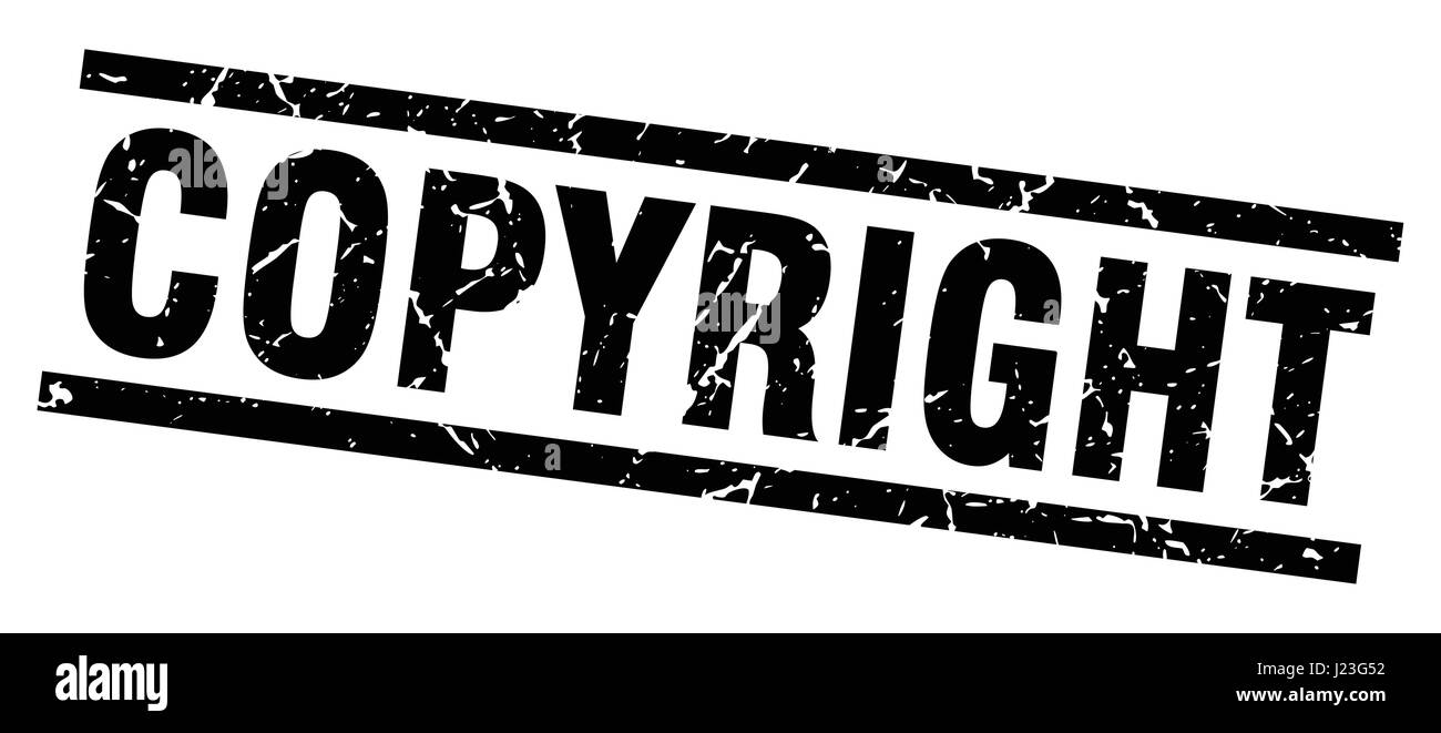 square grunge black copyright stamp Stock Vector Image & Art - Alamy
