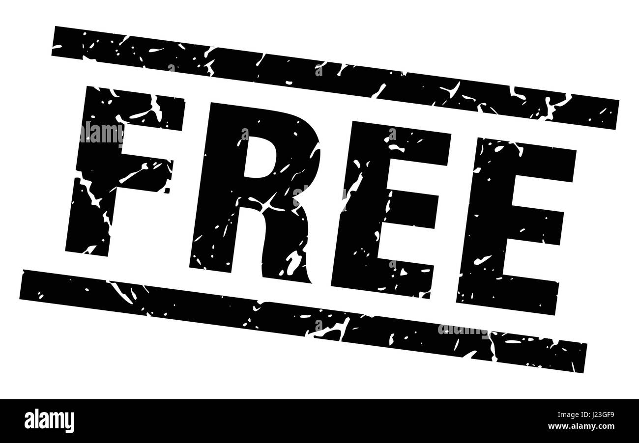 square grunge black free stamp Stock Vector Image & Art - Alamy