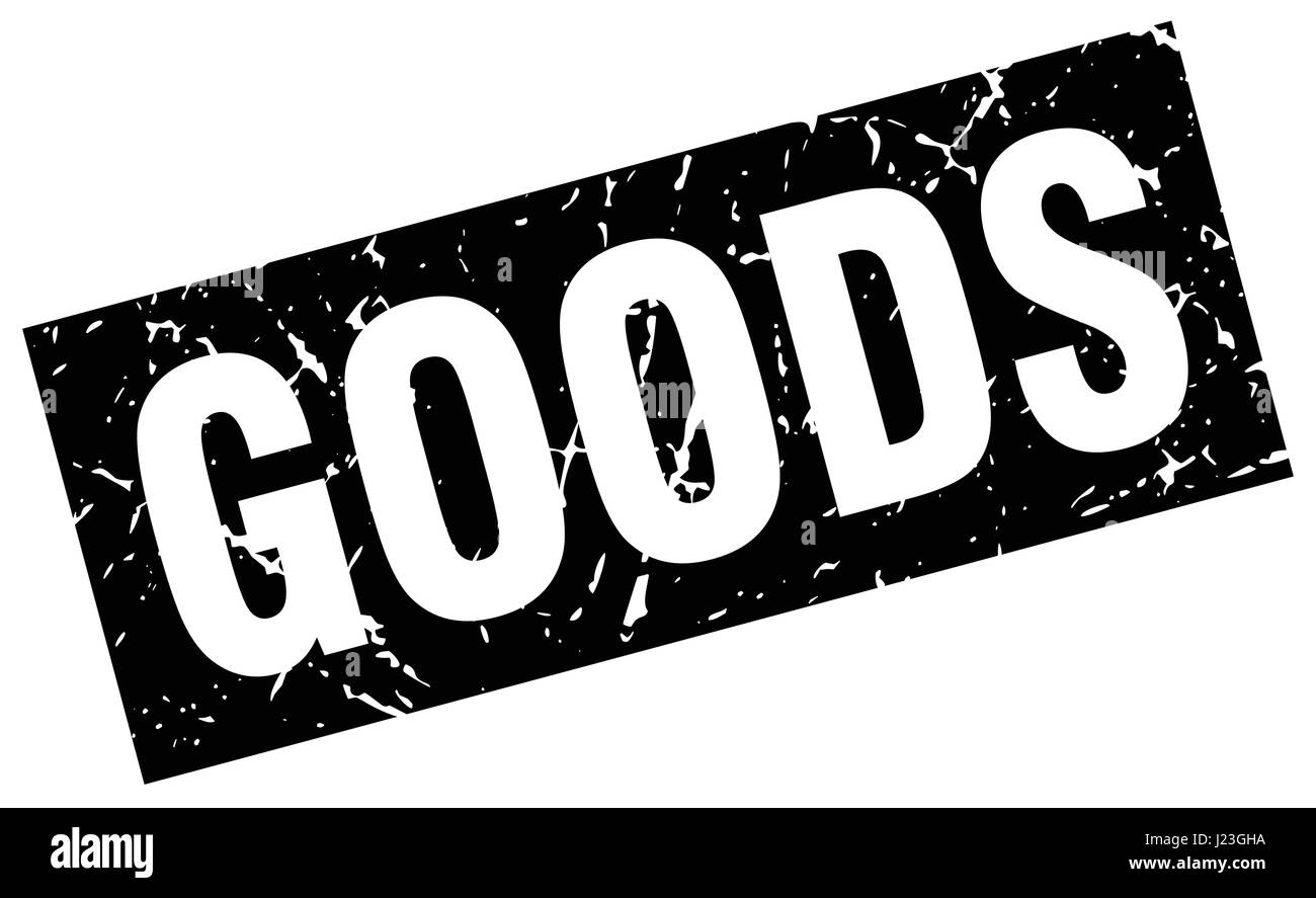 square grunge black goods stamp Stock Vector Image & Art - Alamy
