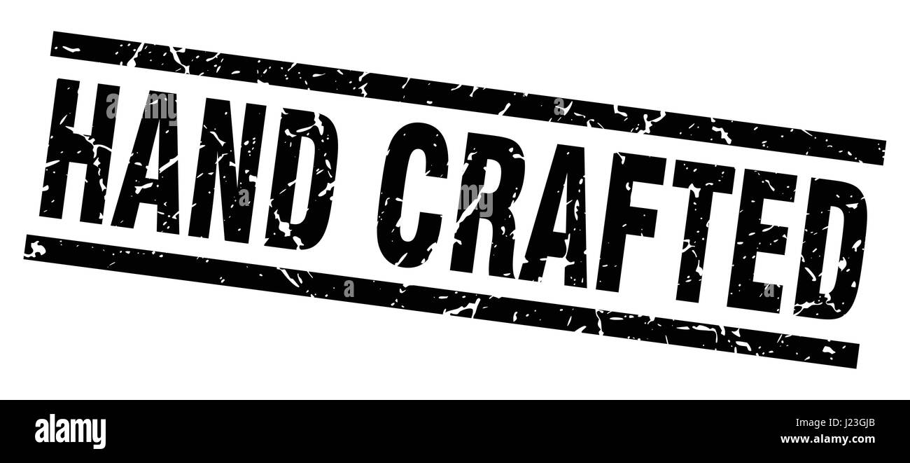 square grunge black hand crafted stamp Stock Vector Image & Art - Alamy