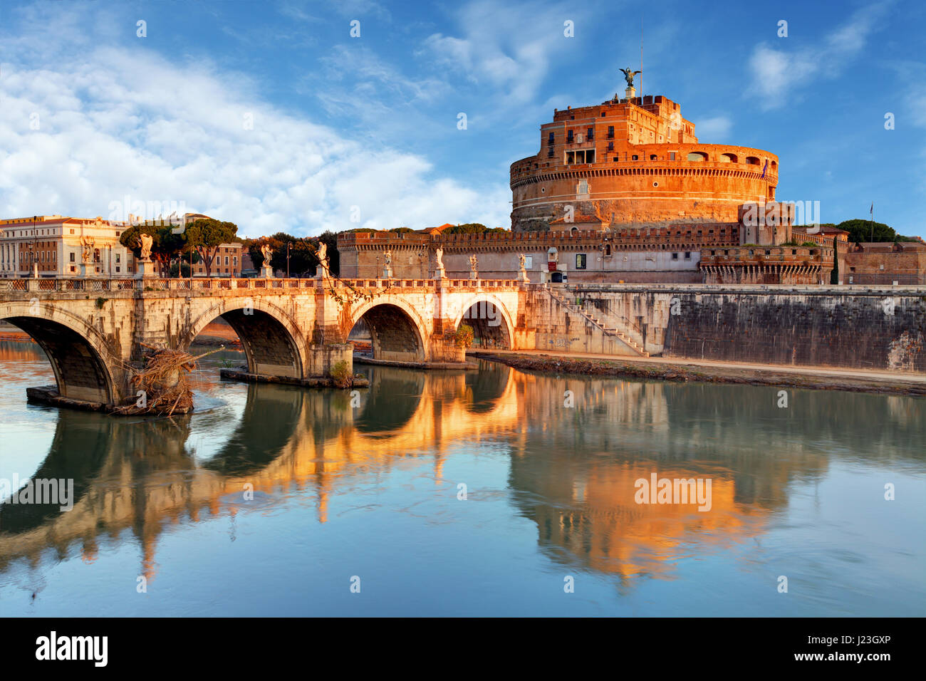 Rome - Castel saint Angelo, Italy Stock Photo - Alamy