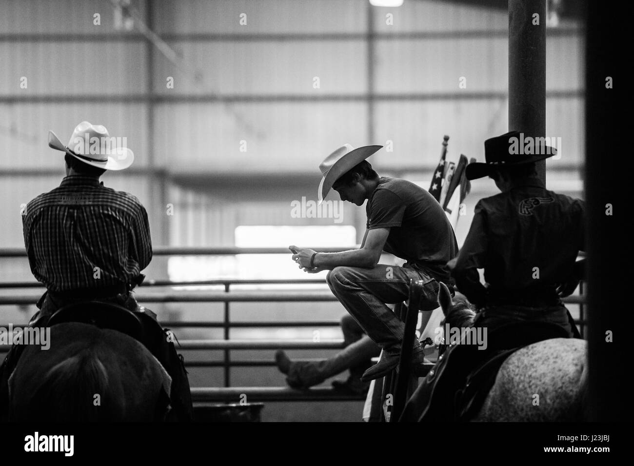 Salado, Texas, USA. Cowboy Mounted Shooting Event Texas. Riders