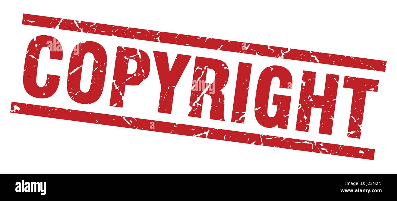 square grunge red copyright stamp Stock Vector Image & Art - Alamy
