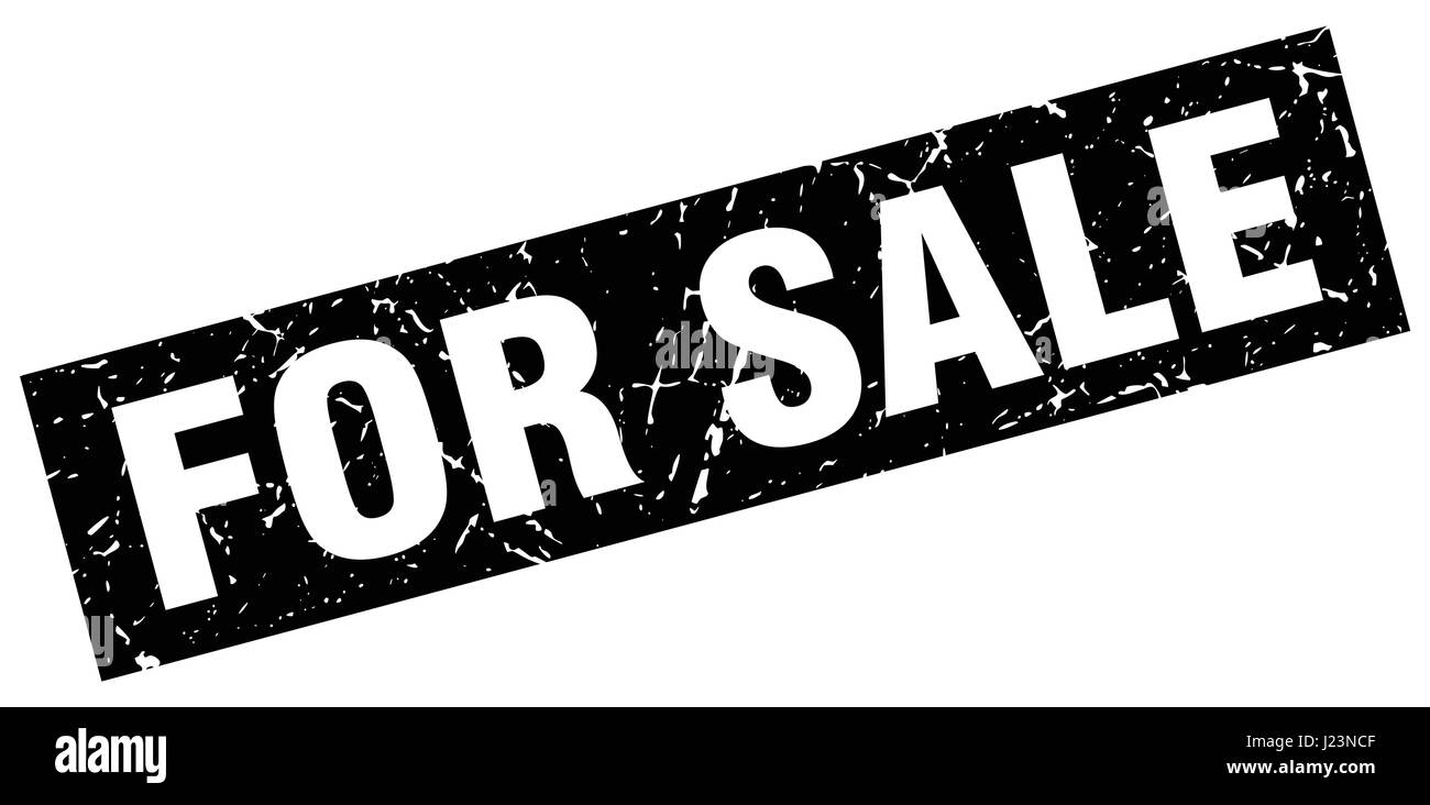 square grunge black for sale stamp Stock Vector Image & Art - Alamy