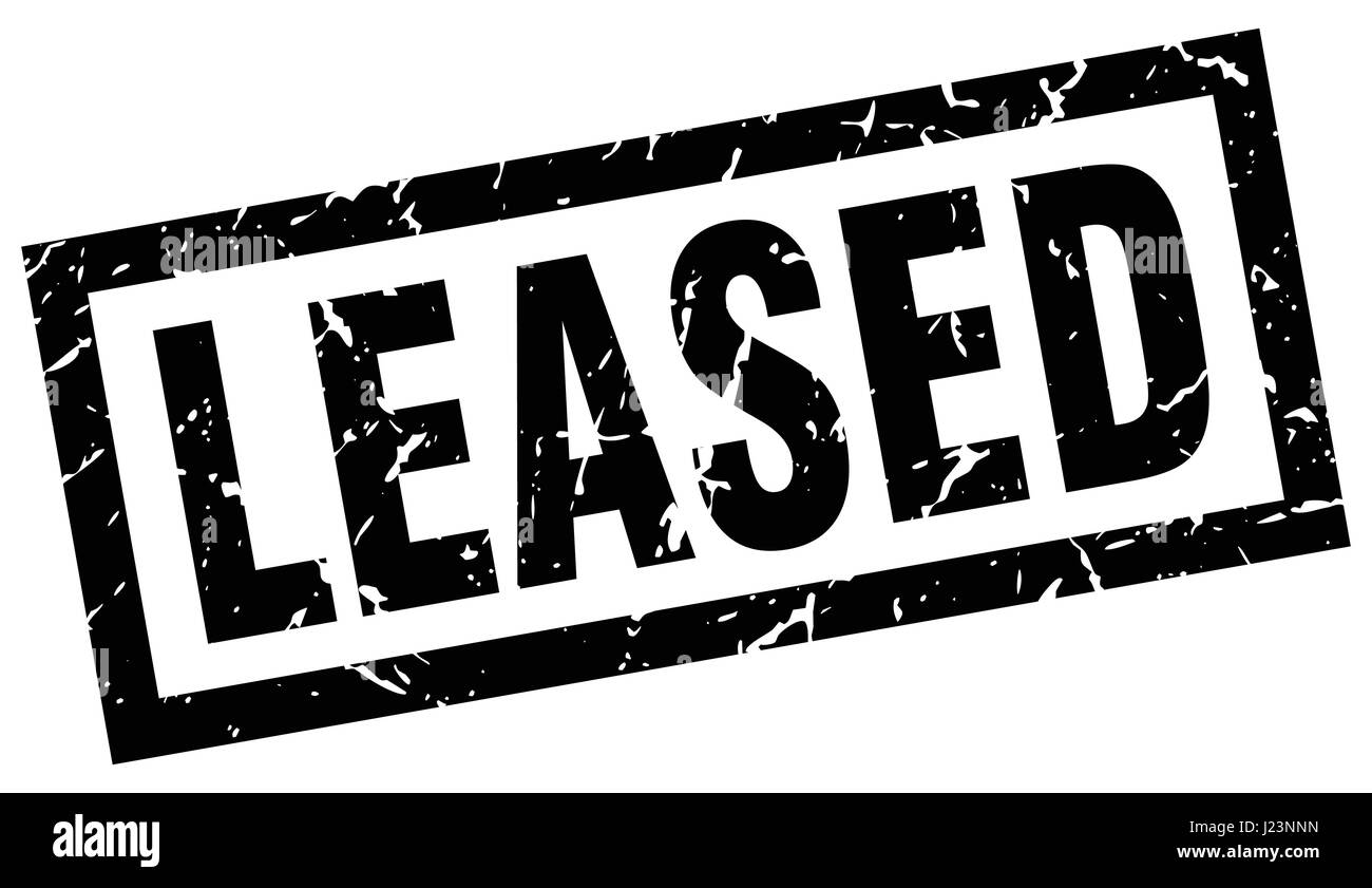 square grunge black leased stamp Stock Vector Image & Art - Alamy