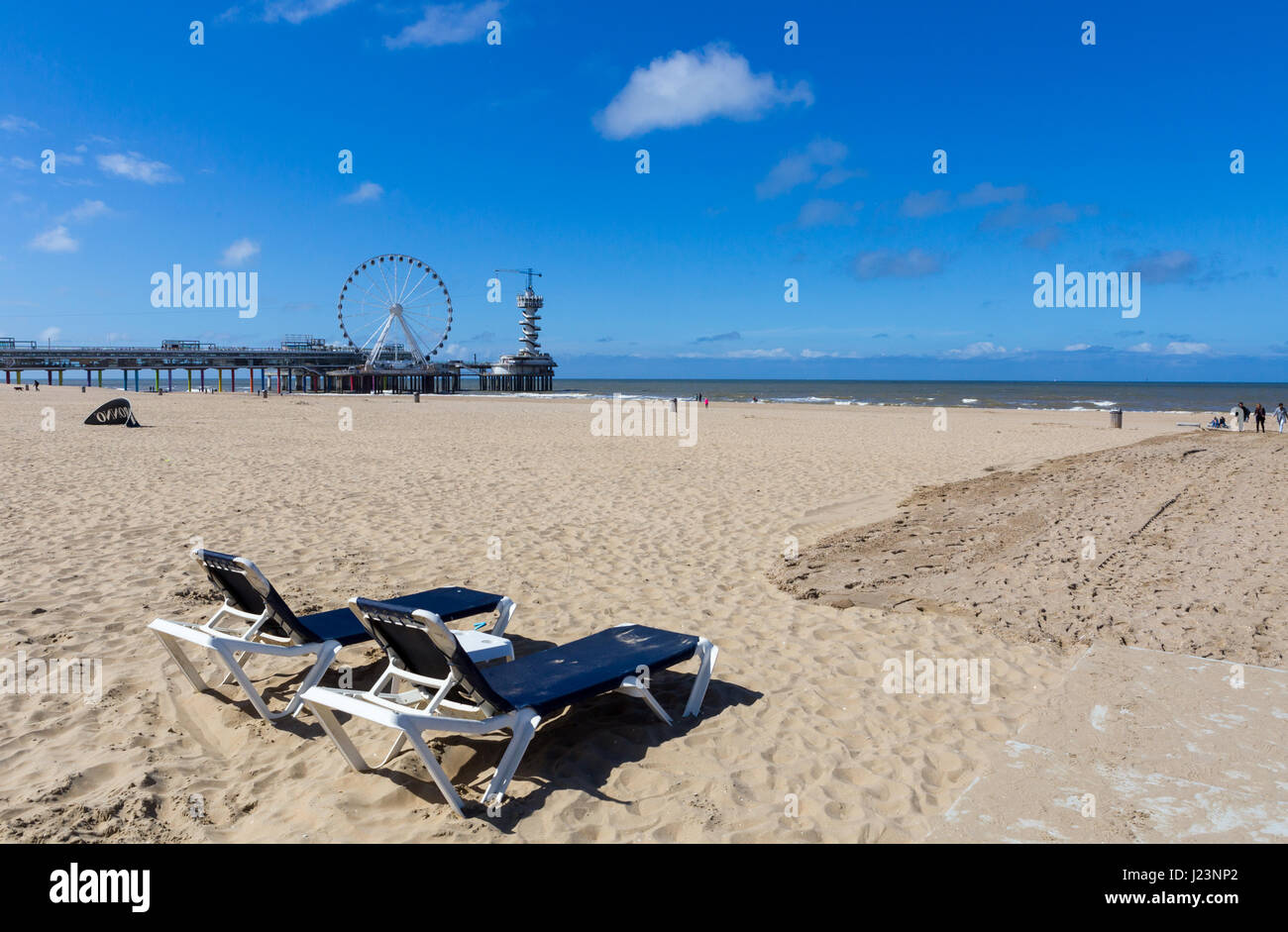Sheveningen - Beach Stock Photo