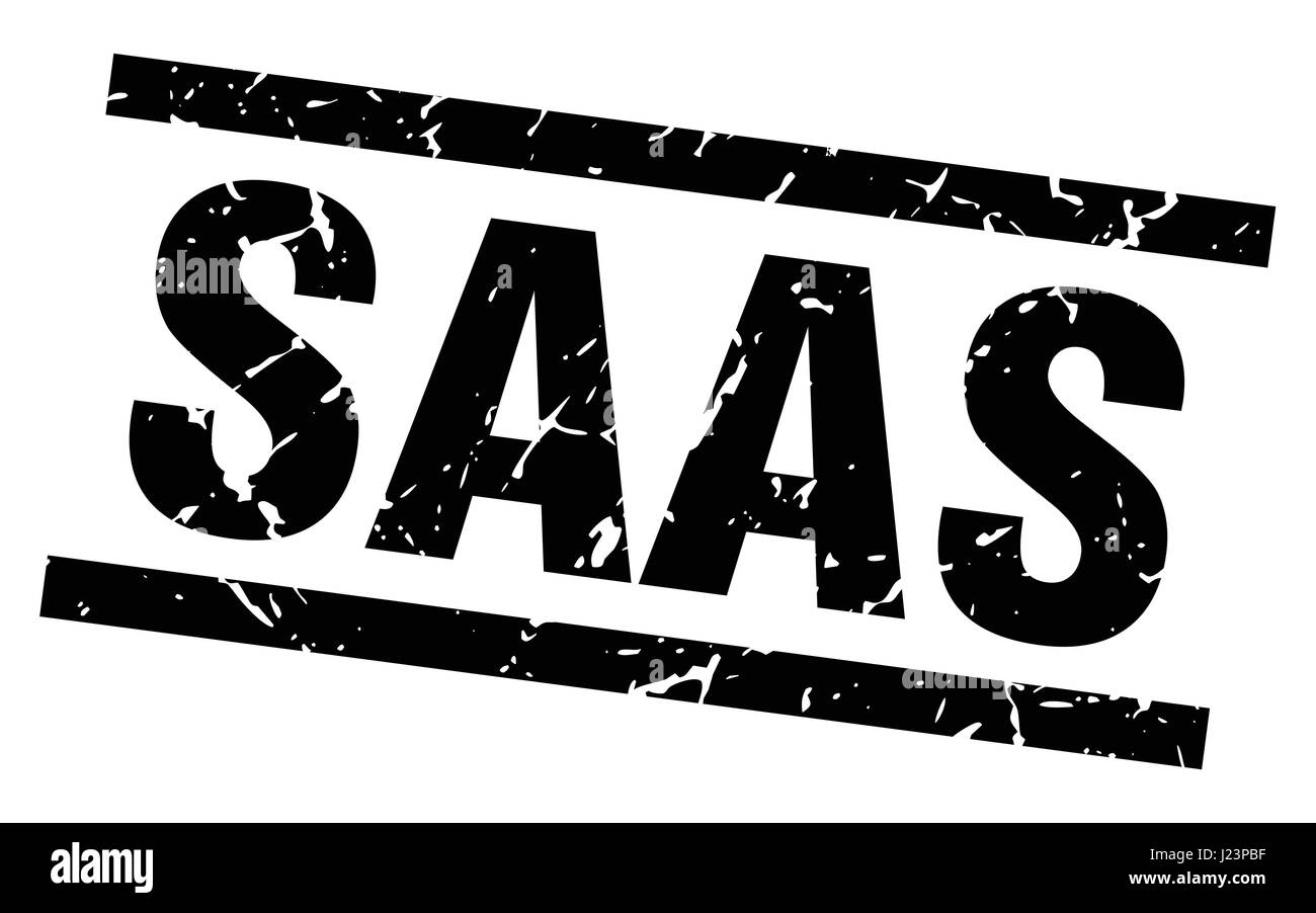 square grunge black saas stamp Stock Vector Image & Art - Alamy
