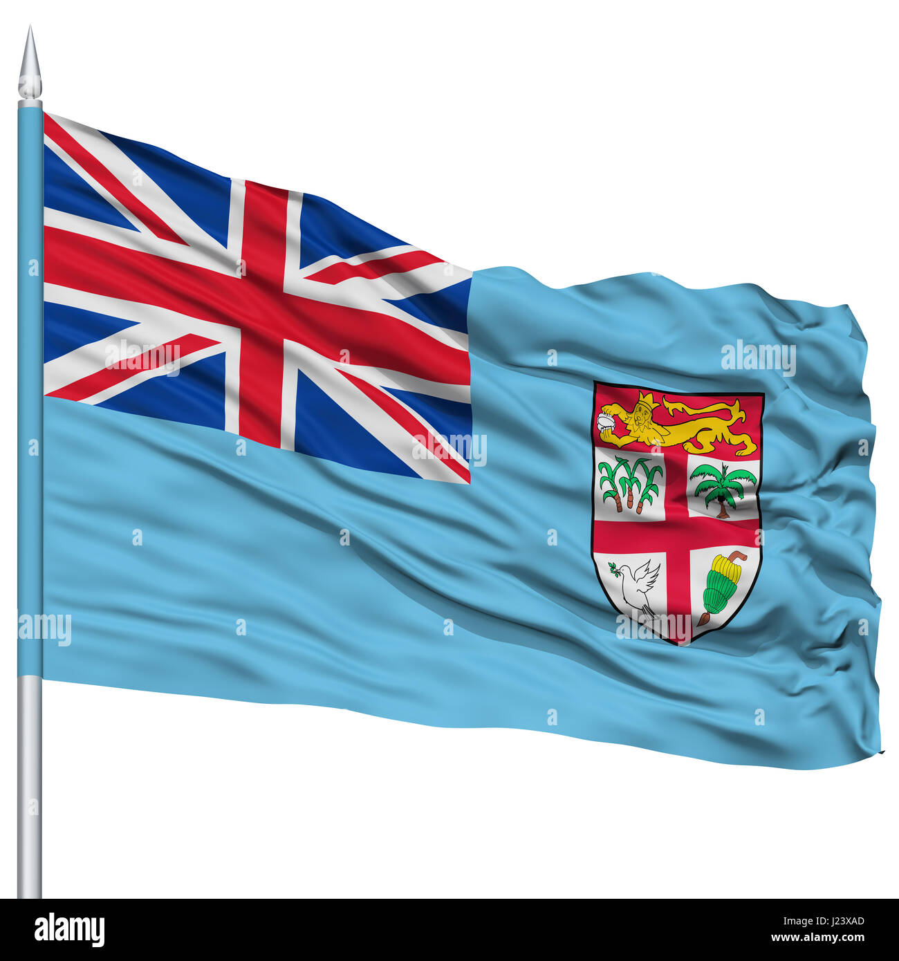 Fiji flag hi-res stock photography and images - Alamy