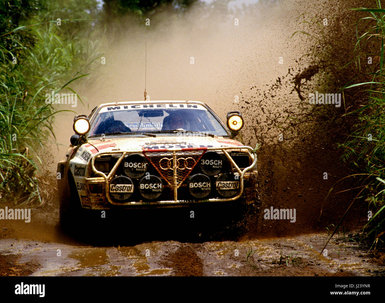 Ivory Coast Rally Ivory coast rally 1985,Audi Quatro, Mikkola Hannu Stock Photo - Alamy