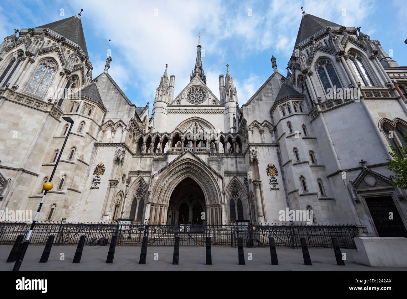 The Royal Courts of Justice on Strand, London, UK Stock Photo