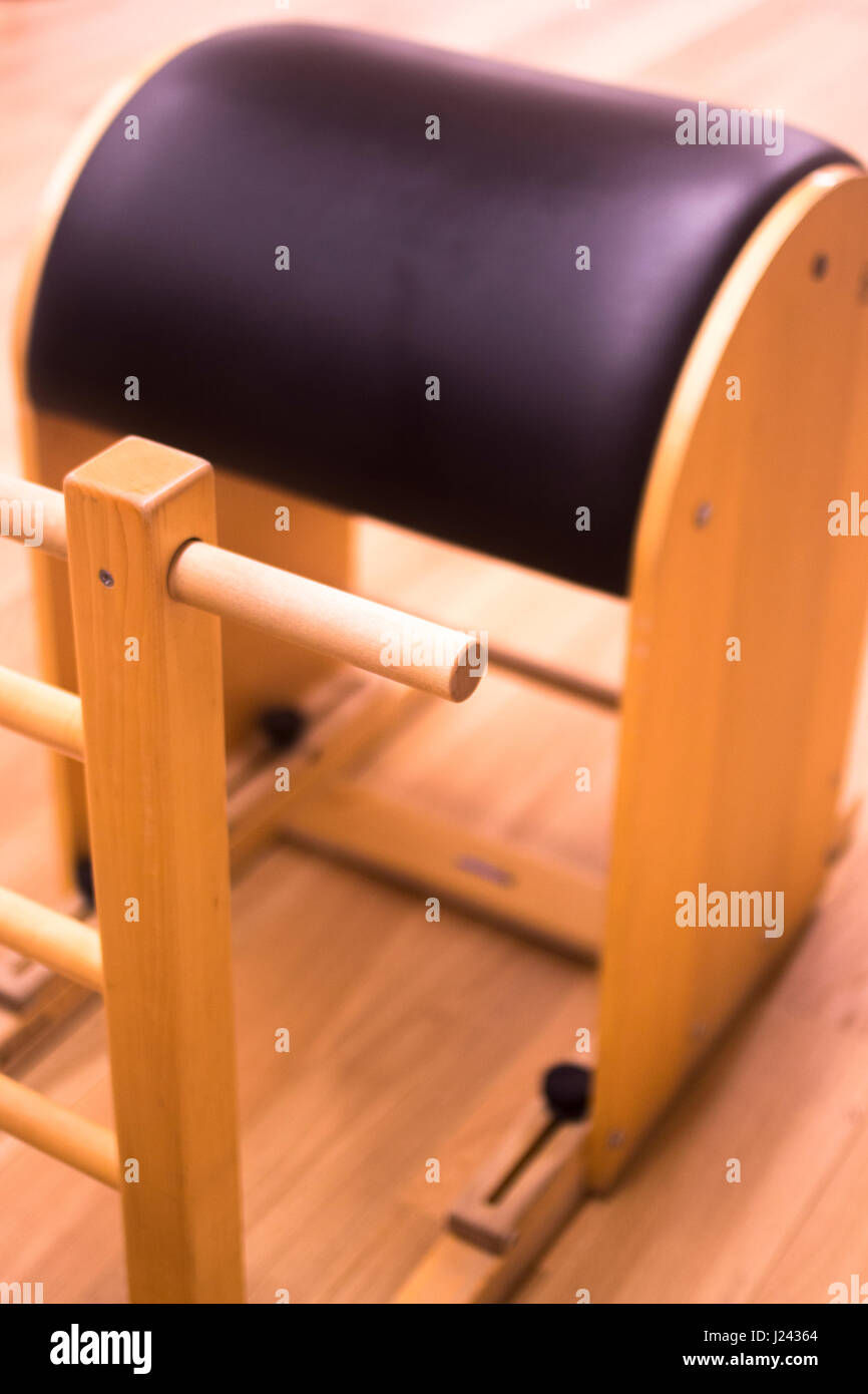 Pilates exercise training and flexibility stretching machine in gym