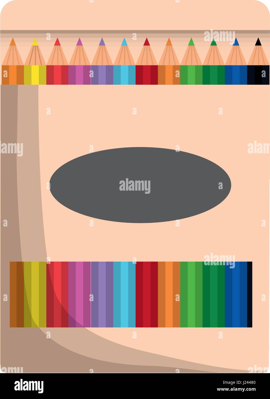 pencil colors box icon Stock Vector Image & Art - Alamy