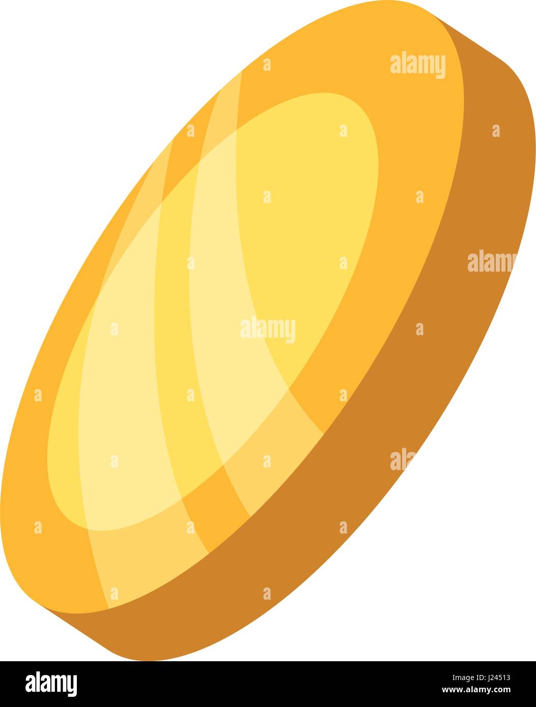 Isolated gold coin Stock Vector Image & Art - Alamy