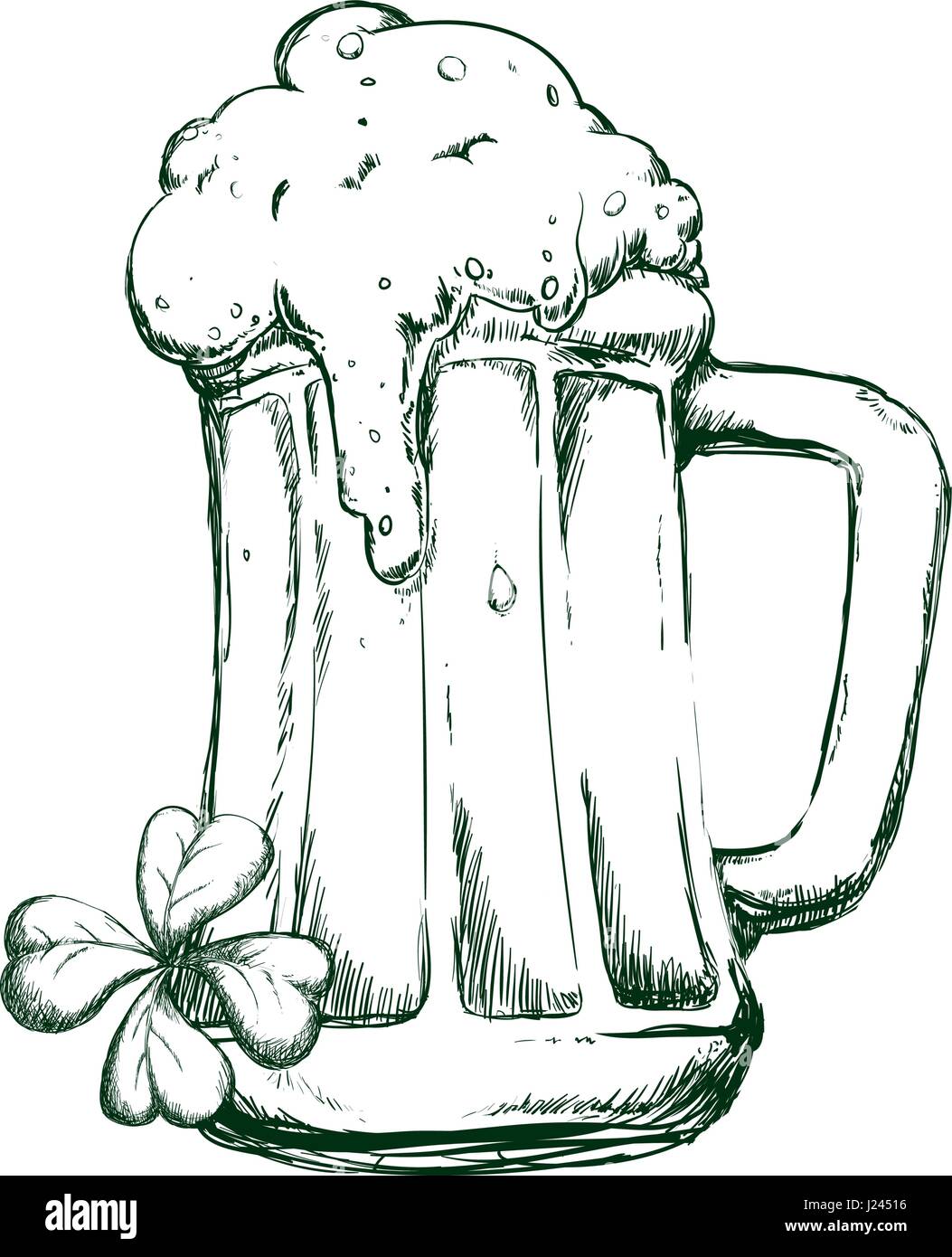 Delicious beer draw Stock Vector Image & Art - Alamy