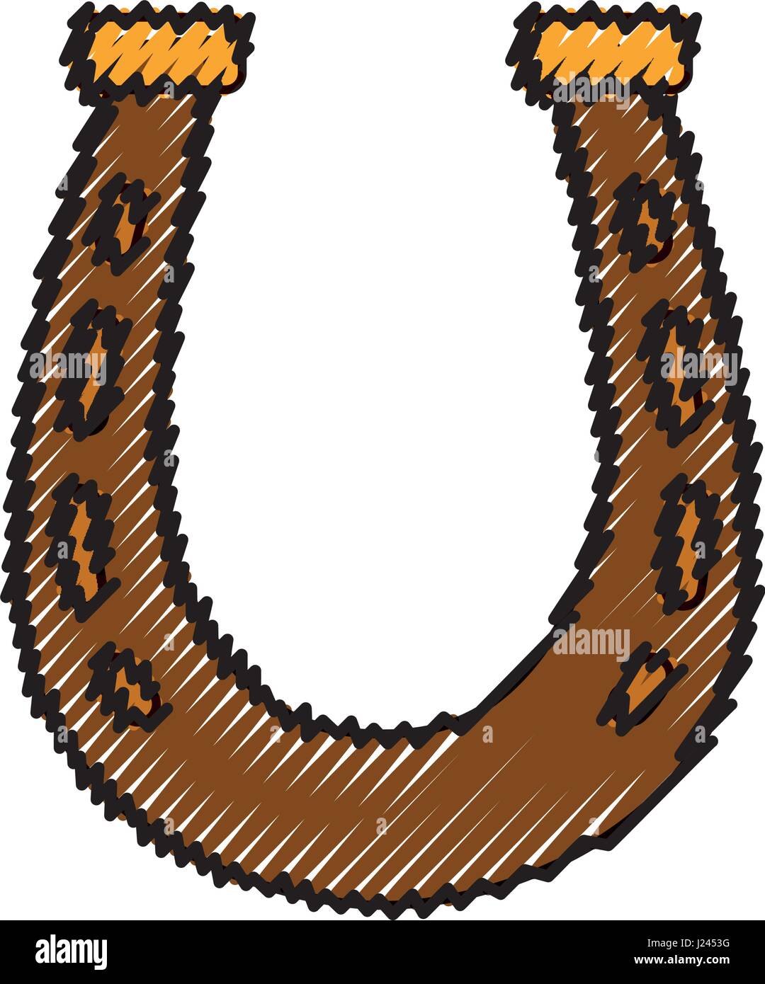 Horse shoe isolated Stock Vector Image & Art Alamy