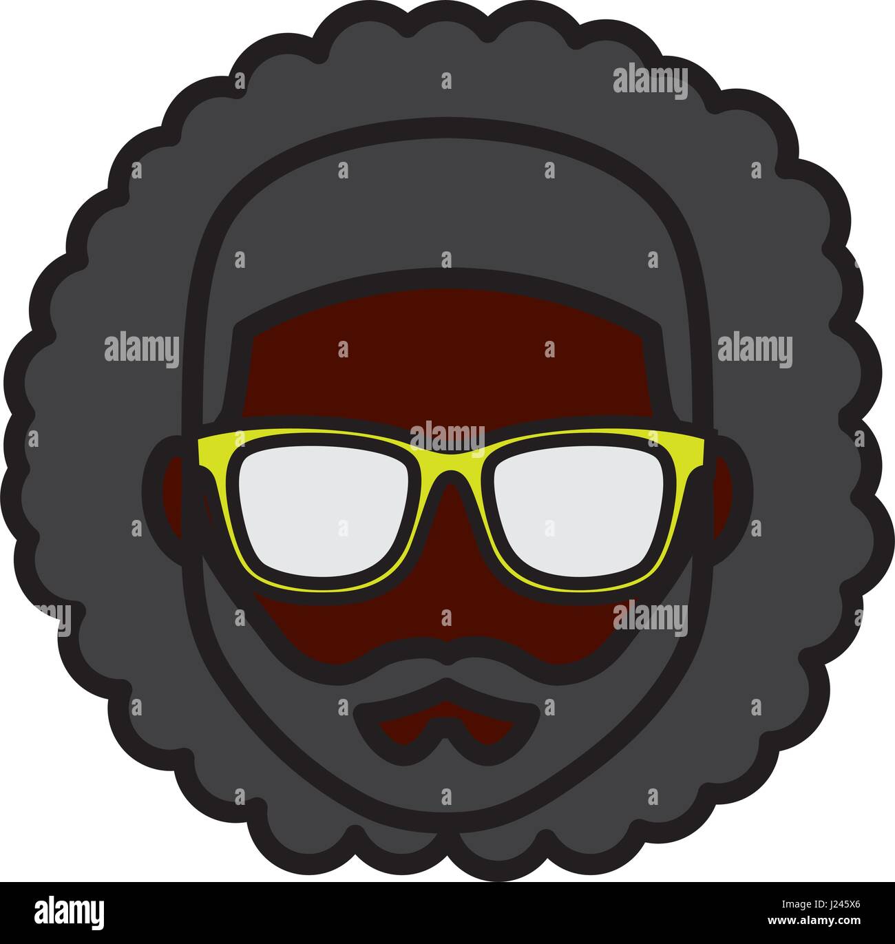 hipster man icon Stock Vector Image & Art - Alamy