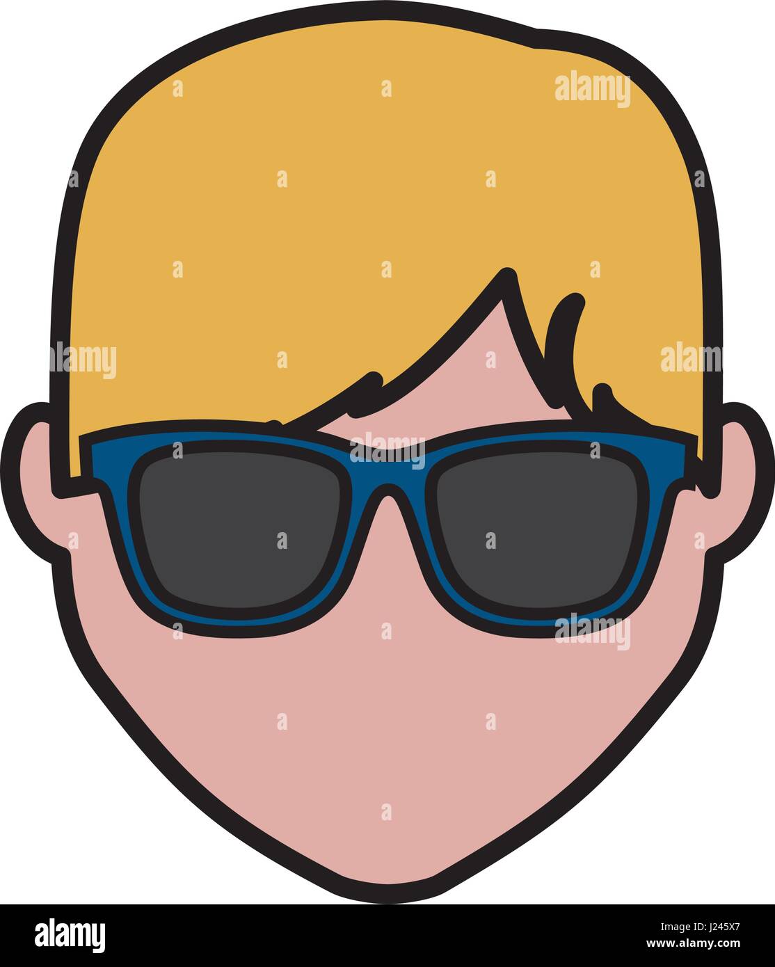 man with sunglasses icon Stock Vector Image & Art - Alamy