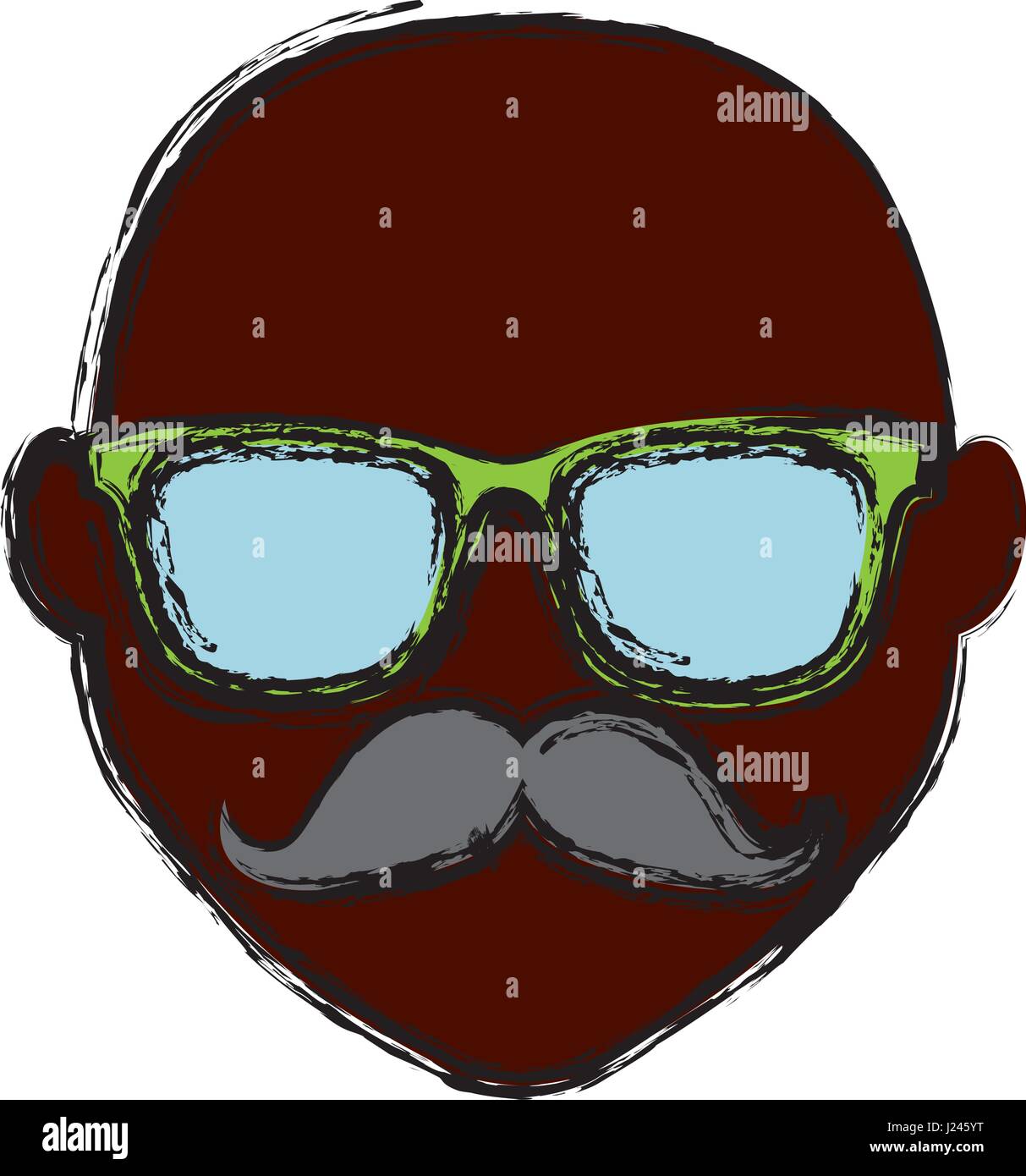 hipster man icon Stock Vector Image & Art - Alamy