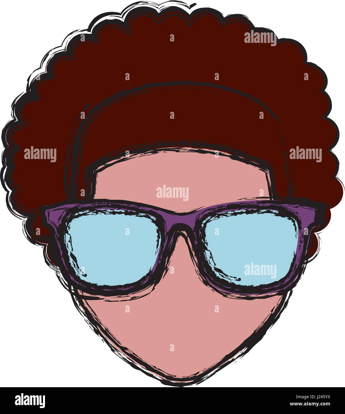 hipster man icon Stock Vector Image & Art - Alamy