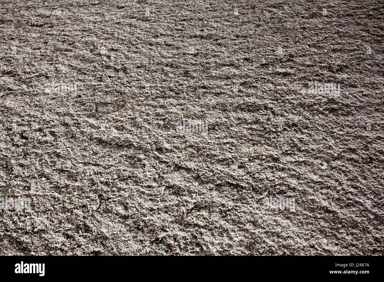 Abstract pattern on granite rock, created by water erosion, Girraween
