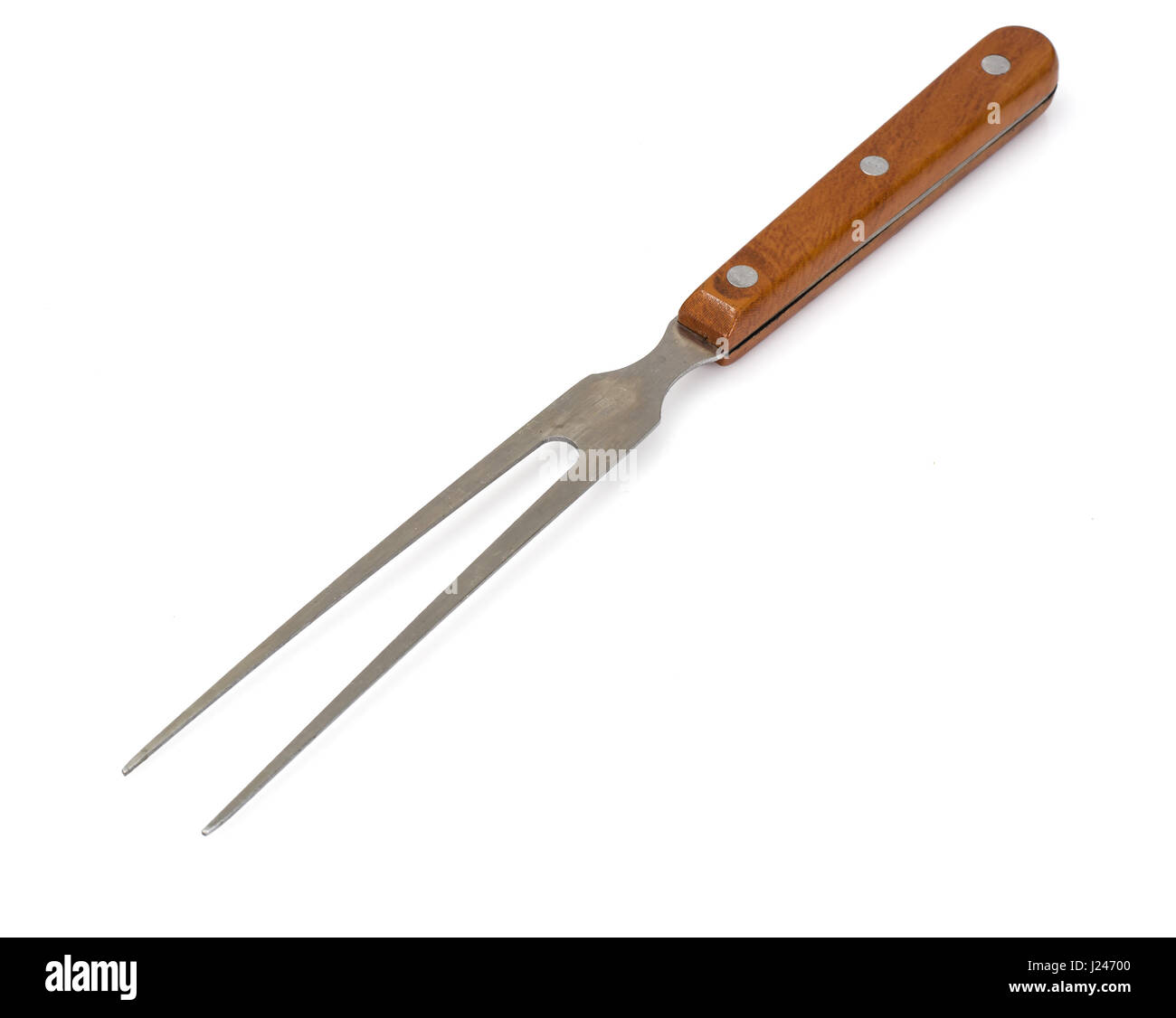Barbeque fork with wooden handle. Studio Photo Stock Photo Alamy
