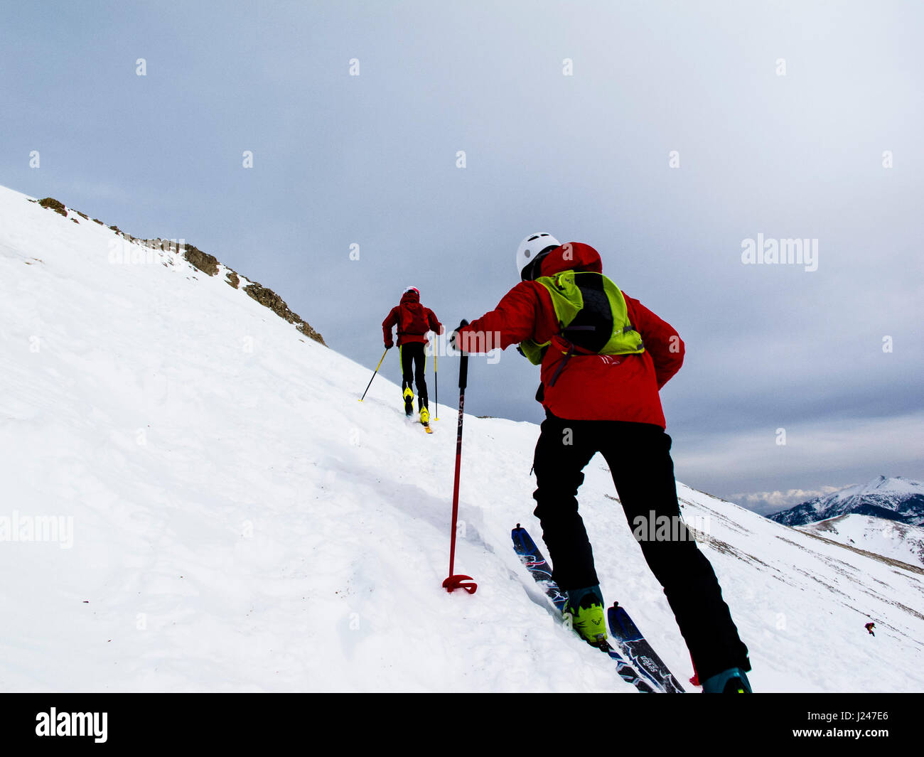 Skimountaineering in the eastern Pyrenees Stock Photo Alamy