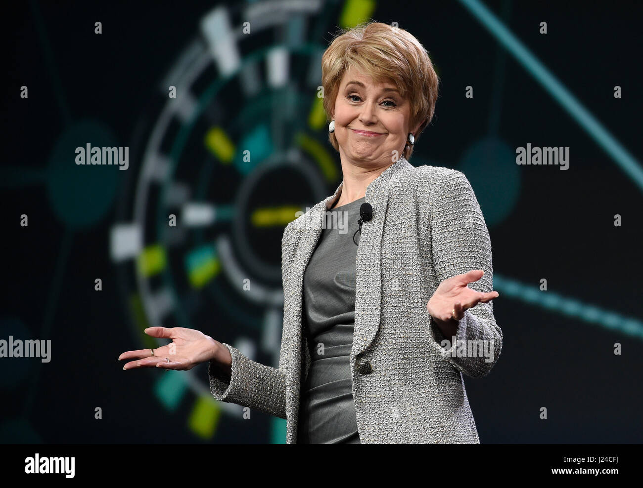 Las Vegas, Nevada, USA. 24th Apr, 2017. Journalist JANE PAULEY speaks