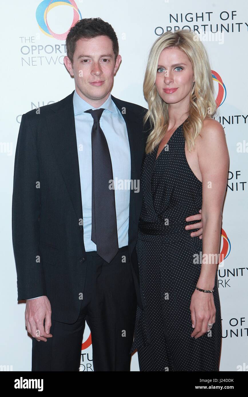 New York, NY, USA. 24th Apr, 2017. Nicky Hilton Rothschild and James Rothschild at the 2017 Night of Opportunity Gala at Cipriani Wall Street on April 24, 2017 in New York City. Credit: Diego Corredor/Media Punch/Alamy Live News Stock Photo