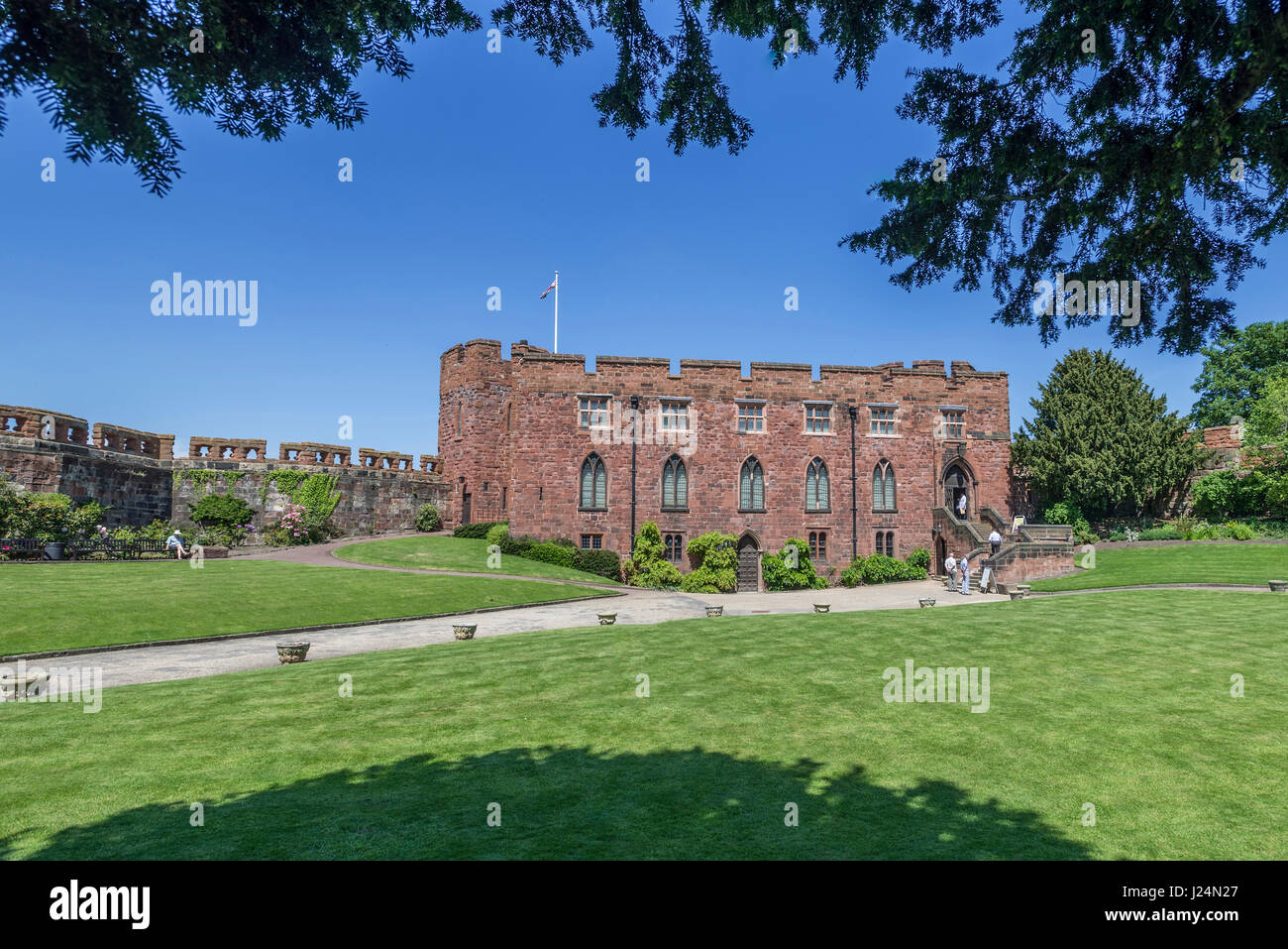 Shrewsbury Castle. Shrewsbury Shropshire Salop. Stock Photo