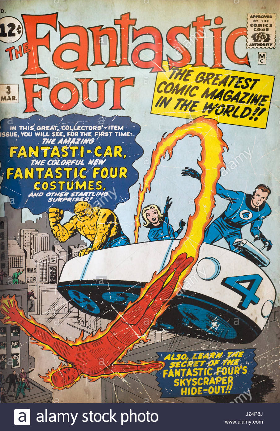 Fantastic Four #383 VF 1993 Stock Image