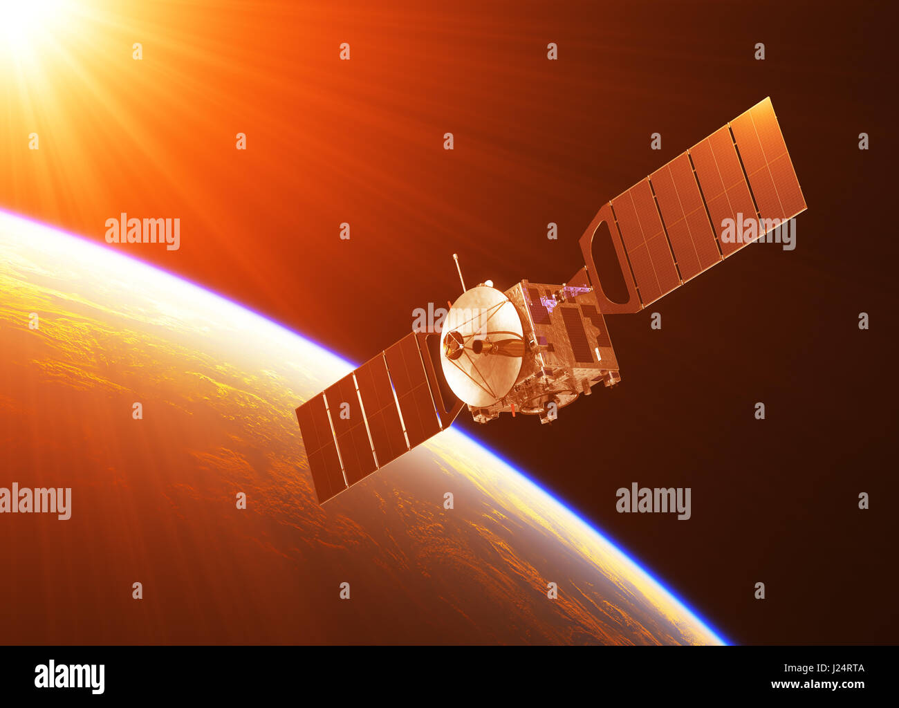 Solar panel in satellite hi-res stock photography and images - Alamy