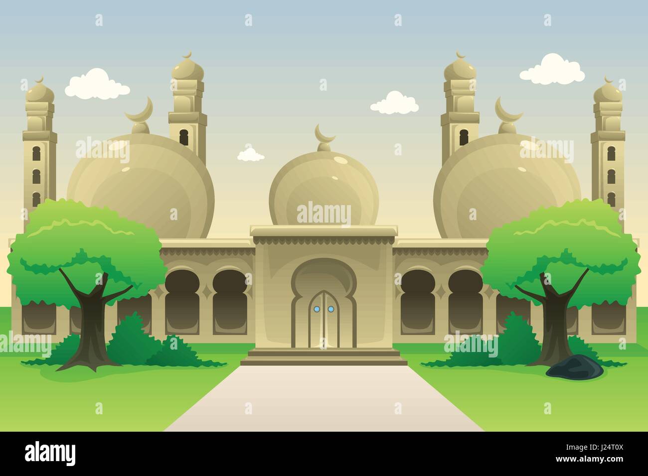 Islamic Prayer Stock Vector Images - Alamy