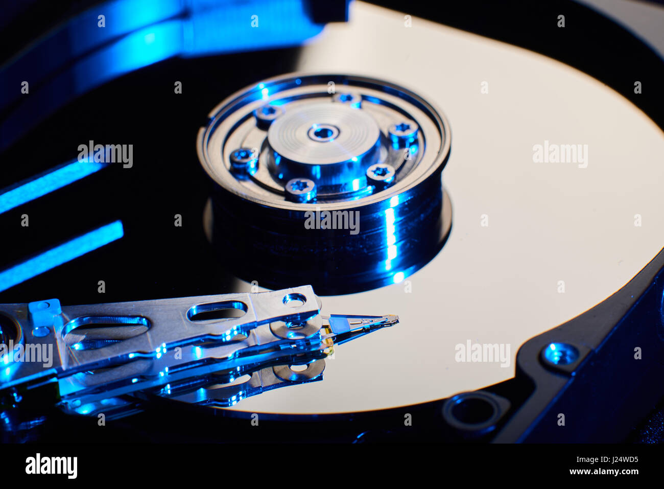 conventional computer hard disk drive HDD Stock Photo