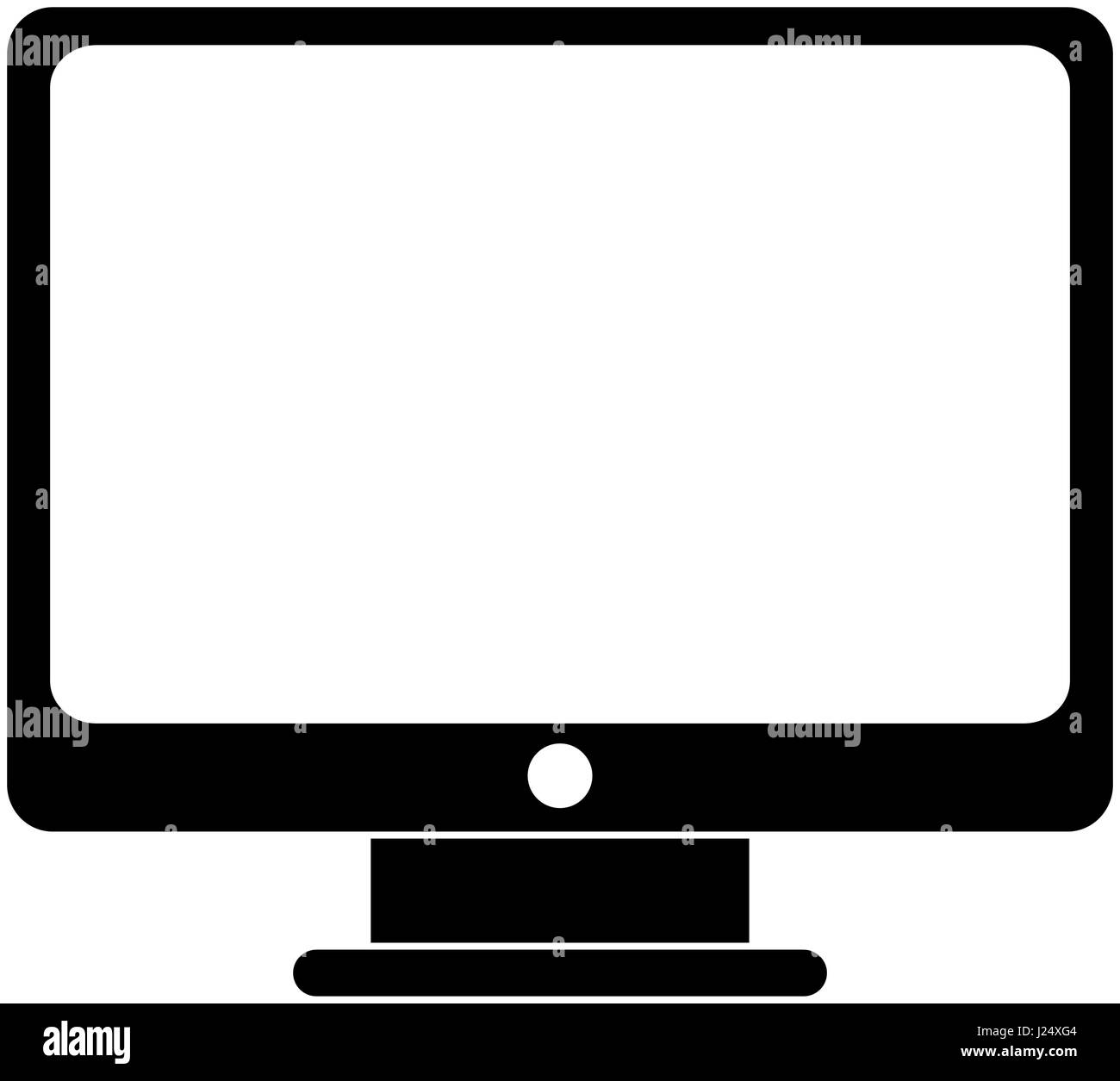 desk computer icon image Stock Vector Image & Art - Alamy