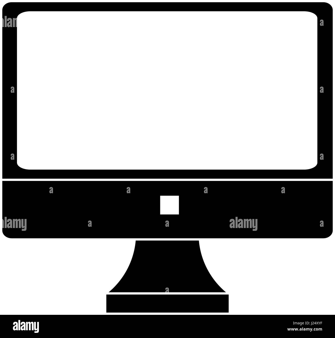 desk computer icon image Stock Vector Image & Art - Alamy