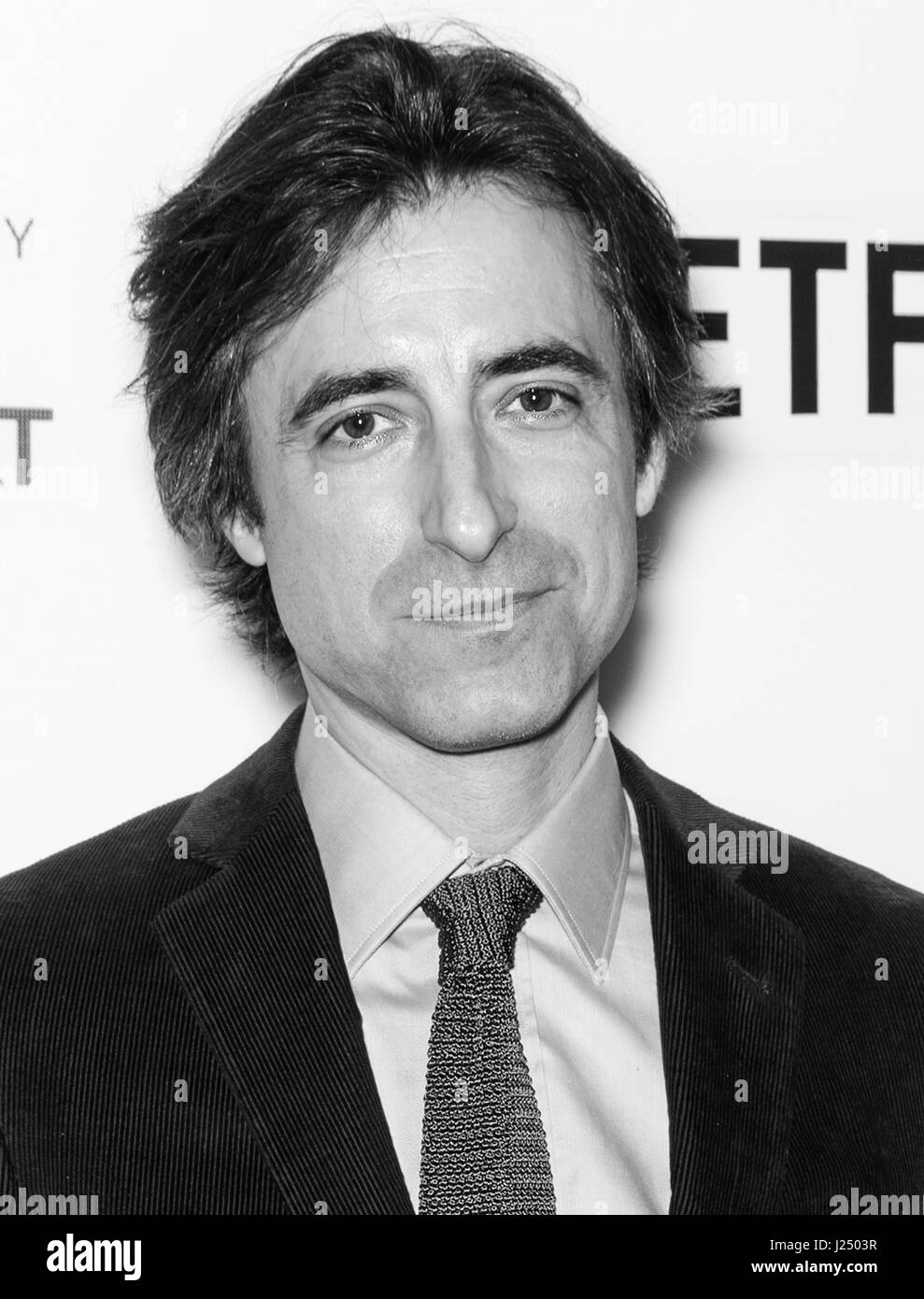 NEW YORK, NY - APRIL 24, 2017: Noah Baumbach attends Tribeca Talks Director's Series with Noah Baumbach during the 2017 Tribeca Film Festival at BMCC  Stock Photo