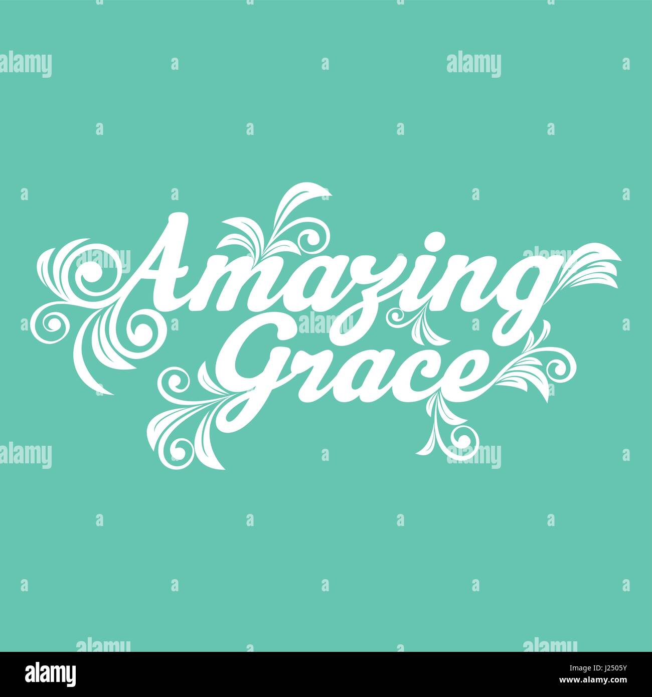 Lettering Amazing grace Stock Vector Image & Art Alamy