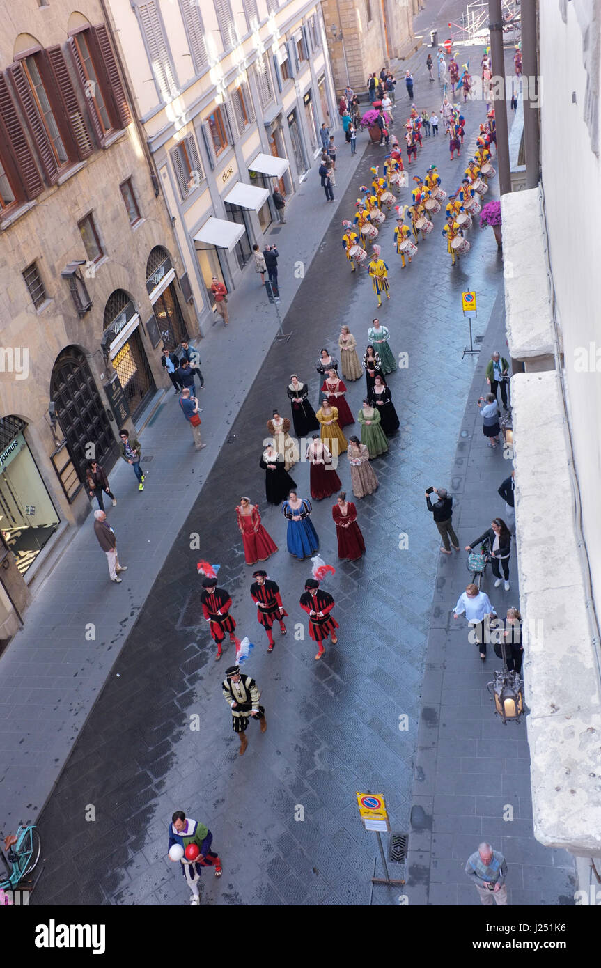 The Easter parade in Florence, Italy.old Stock Photo Alamy