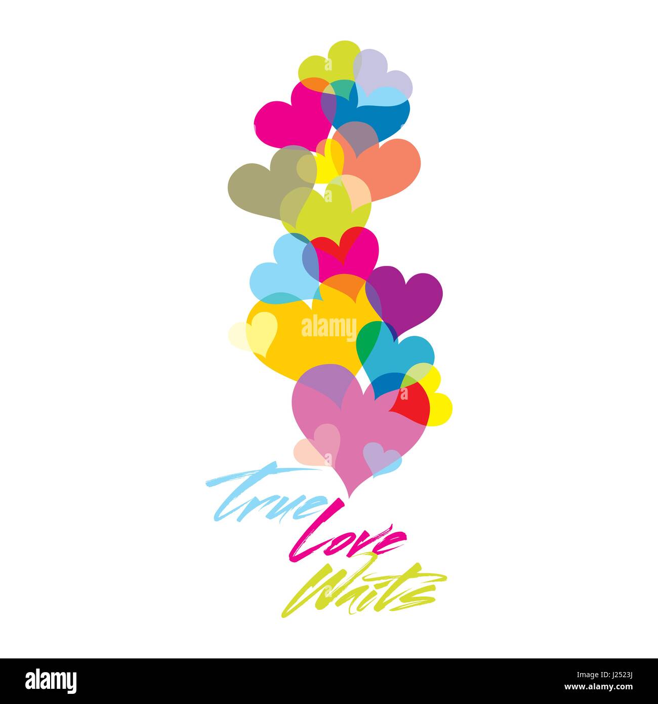 Christian Print. True Love Waits Stock Vector - Illustration of