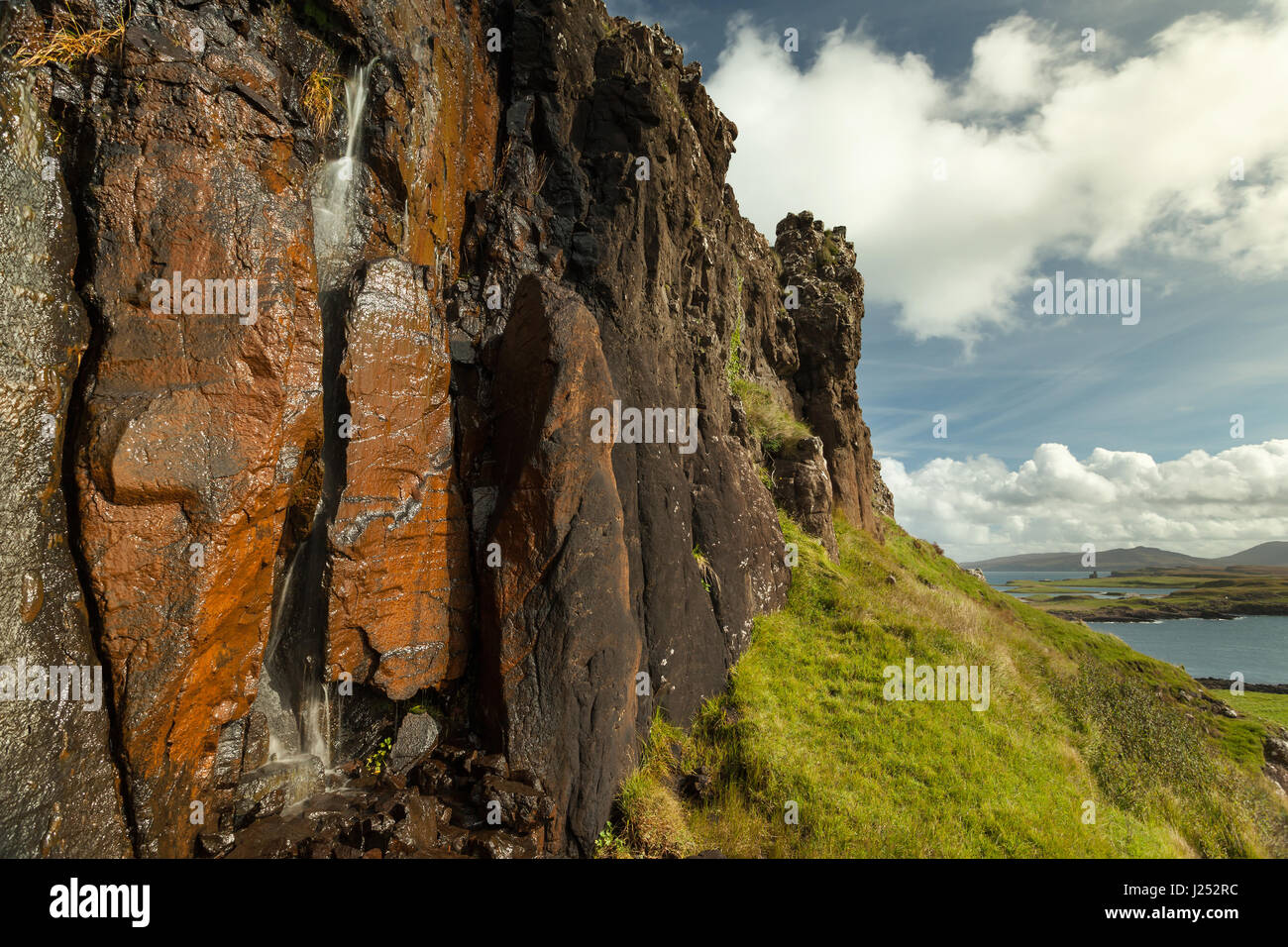 Canna Coast (Scotland) Stock Photo