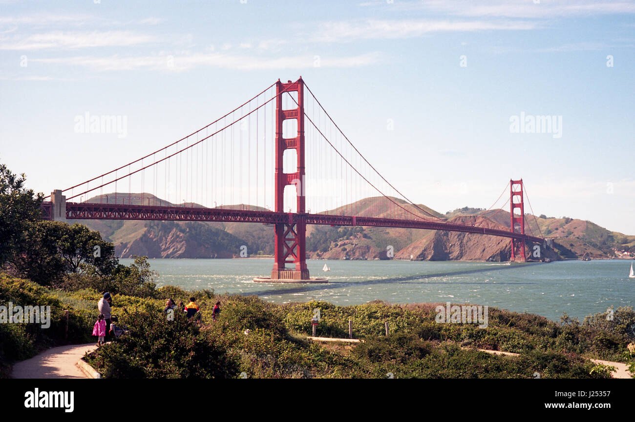 Golden Gate Bridge Stock Photo