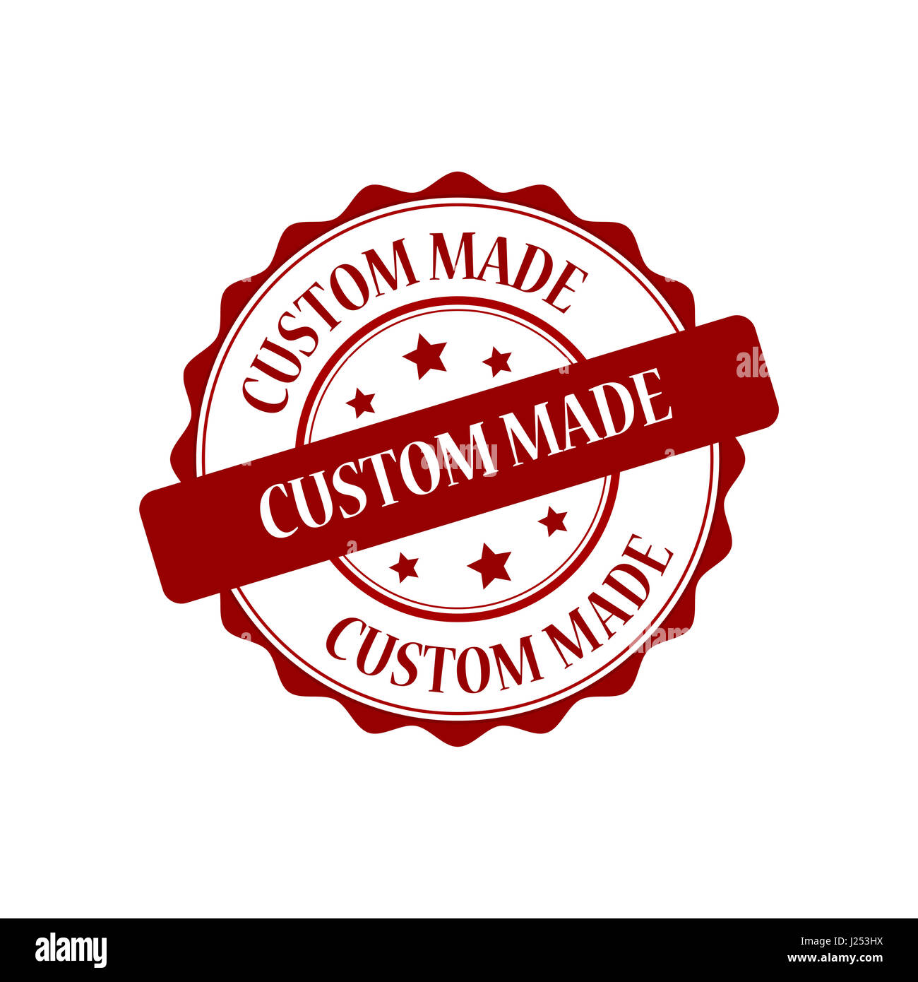 Custom made stamp illustration Stock Photo Alamy