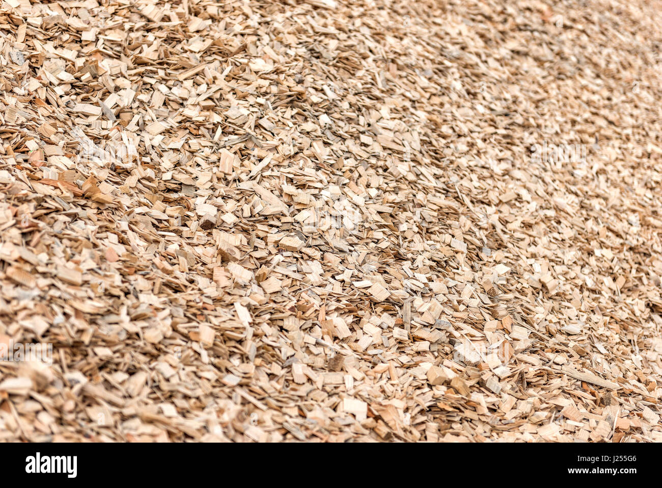Wood chips and sawdust pile Stock Photo Alamy
