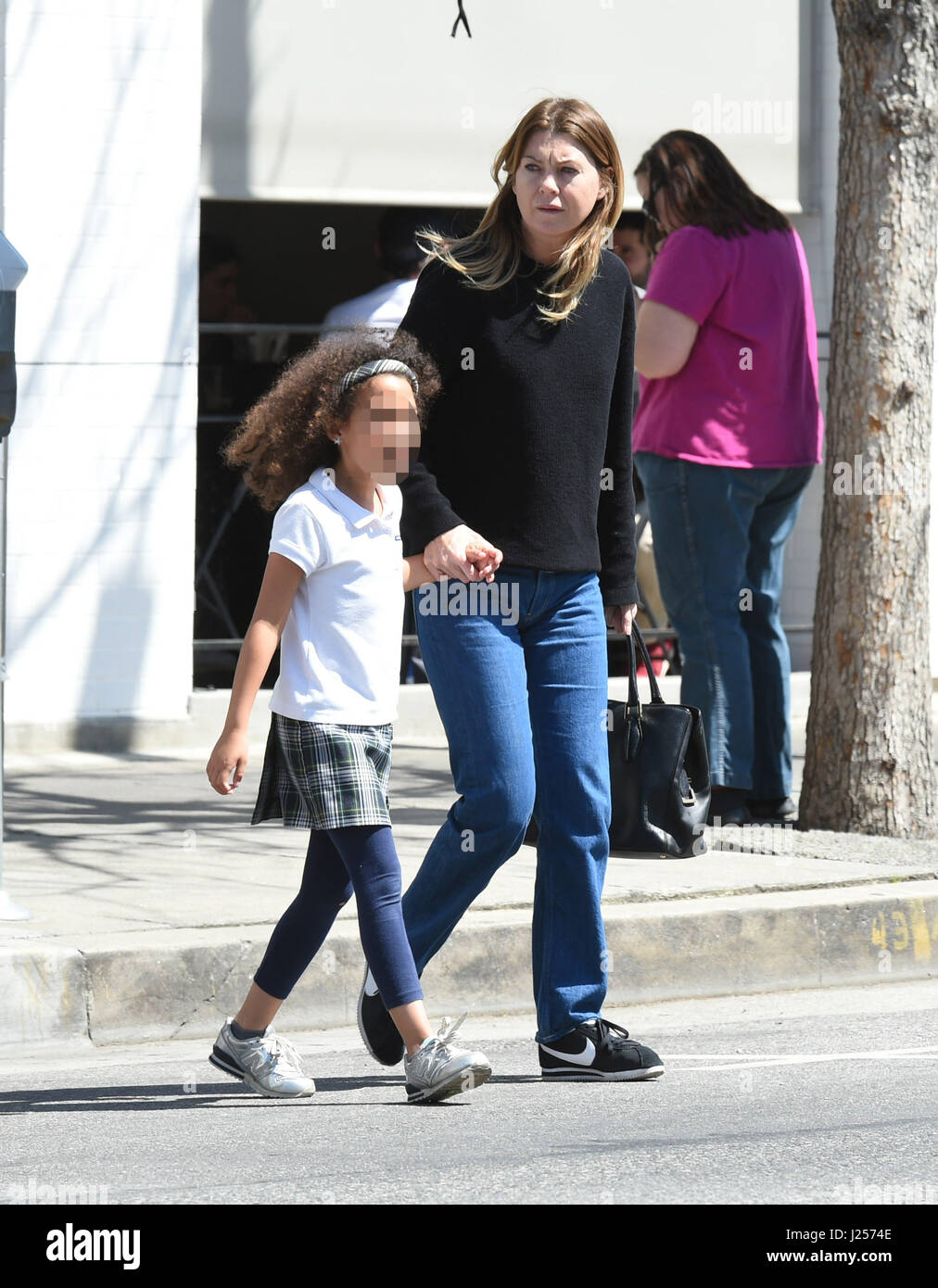 Ellen Pompeo grabs lunch with her daughter Stella Luna Pompeo Ivery