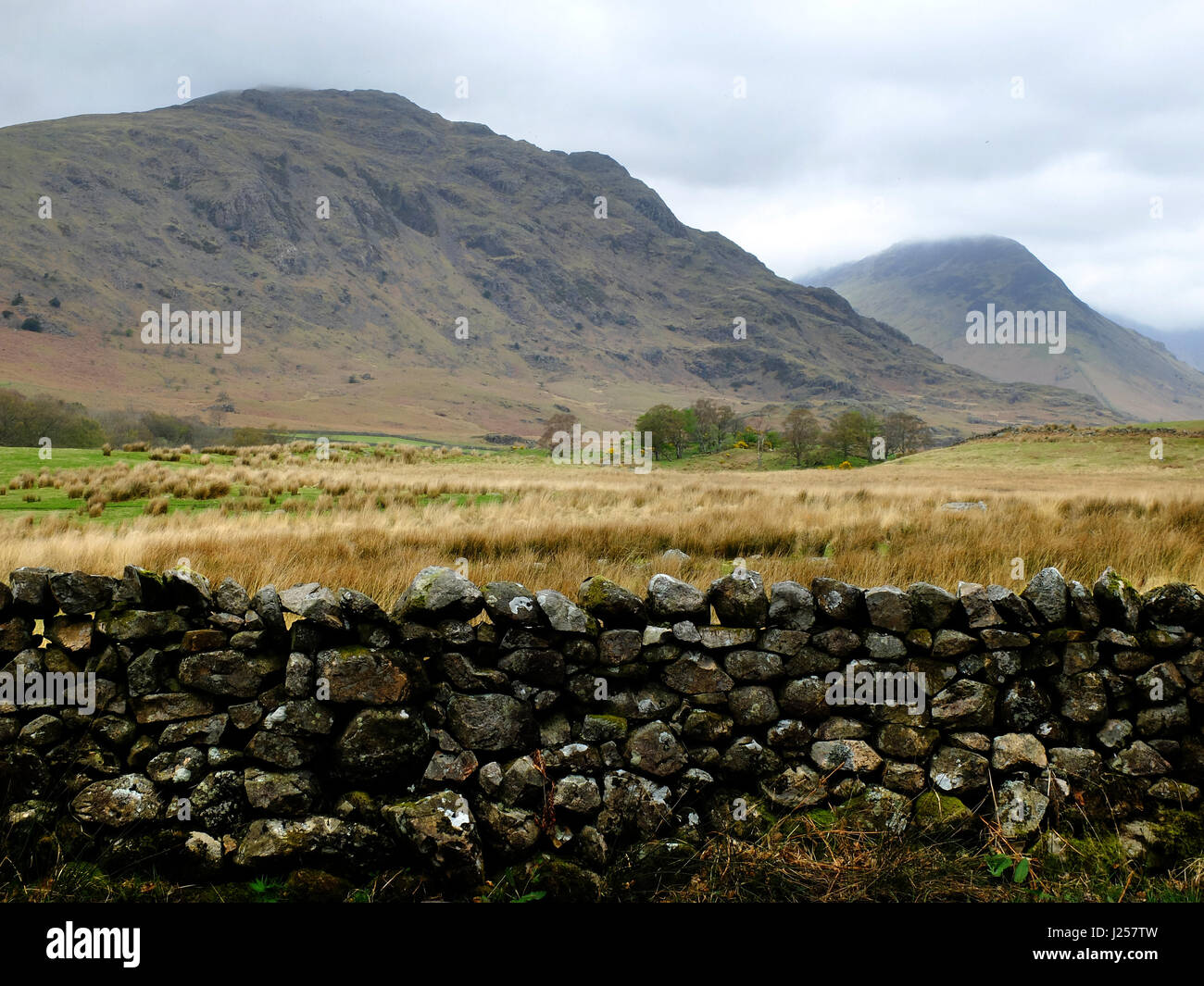Wastdale in the English Lake District. Stock Photo
