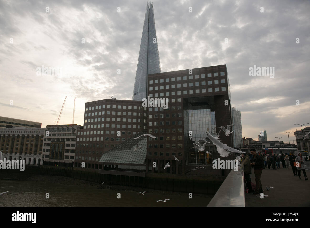 The Shard view, tallest building of Europe Stock Photo