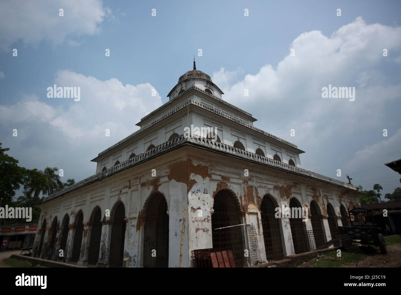 Dol Mancha Temple at Puthia. Rashahi, Bangladesh Stock Photo
