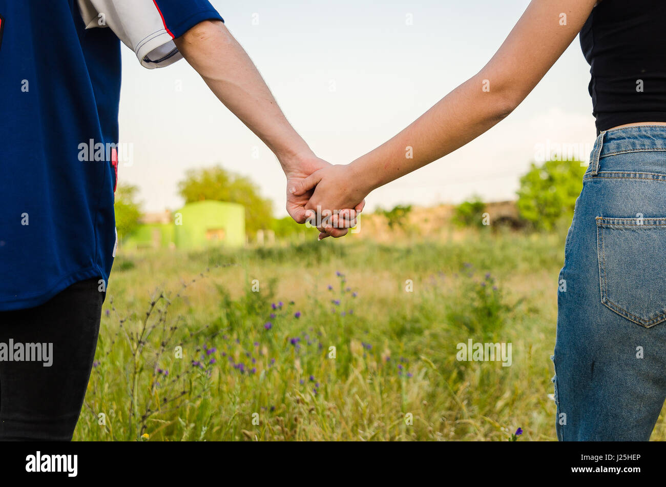 Hand holding walk boyfriend girlfriend lovers hi-res stock photography and  images - Alamy